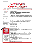 Neurology Coding Alert